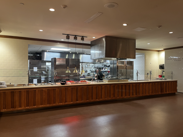 The servery arrives at 4 a.m. daily to prepare breakfast and lunches for students.